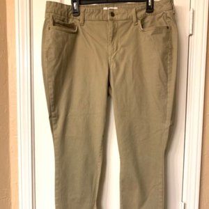 Sonoma Skinny 18 Khaki Tan pants